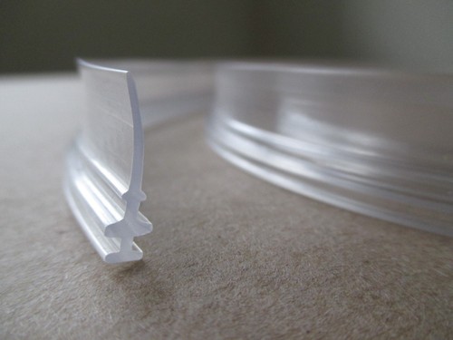 Shower door bottom seal strip - door,