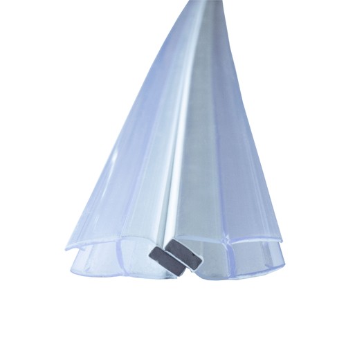 200cm duschdichtung pvc 6mm - 2x,